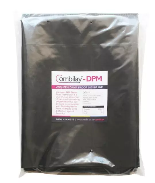 1m x 4m SCHWARZ FEUCHTSICHER MEMBRANBLÄTTER - SCHWERLAST 1200g/300 mu + 24H