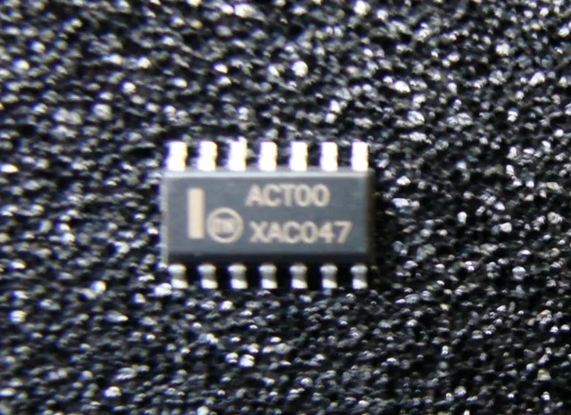 MC74ACT00D Quad 2-Input NAND Gate 74ACT00, SOIC-14, Qty.10