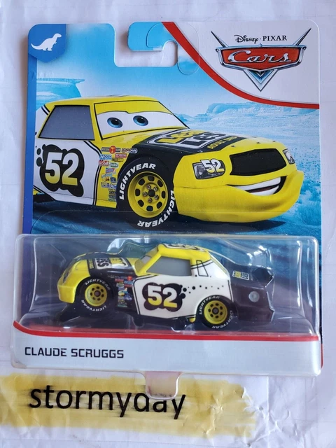 DISNEY PIXAR CARS CLAUDE SCRUGGS LEAK LESS race car New Gen