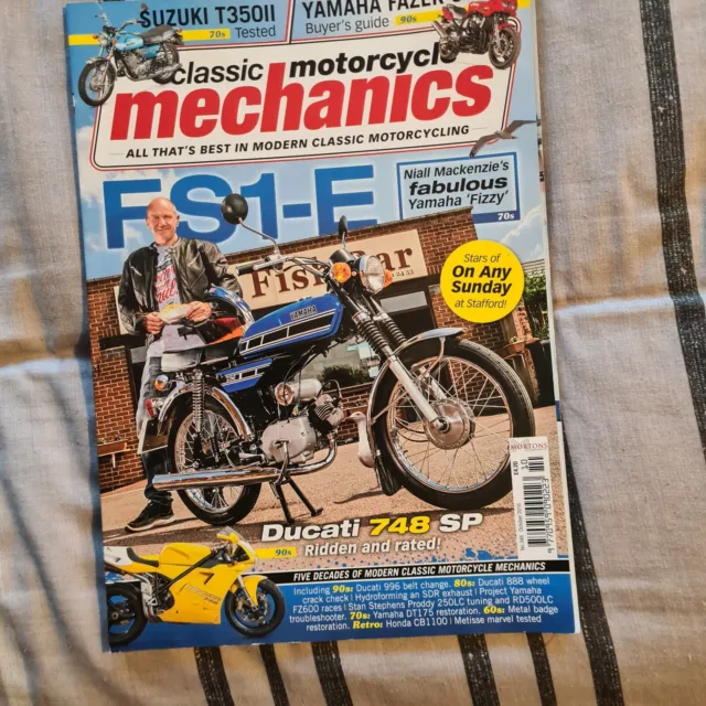 Classic Motorcycle Mechanics Magazine October 2016 FS1E, Fazer 600, Ducati 748