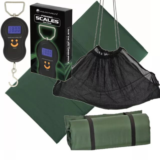 Unhooking Mat Weigh Sling and Digital Scales 40kg/88lb Carp Fishing Landing Mat