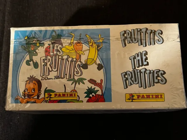 Boite Display Box 100 Packets Panini The Fruittis Fruitties 1991 Rare