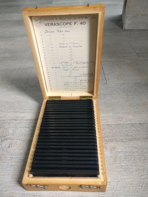 Rare Verascope F 40 stéréoscope 25 vues couleurs Damas, Syrie croisière 1954