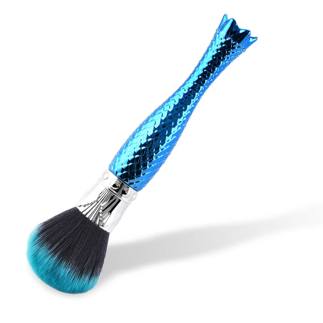 Plastic Handle Nylon Bristles Makeup Brush Cosmetics Powder Blush Brush for 2