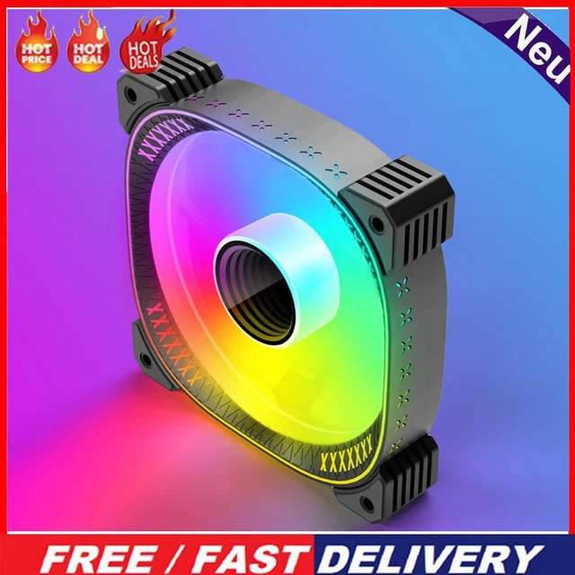 COOLING FAN 120MM ARGB PC Case Cooling Fan Addressable RGB Fan for ...