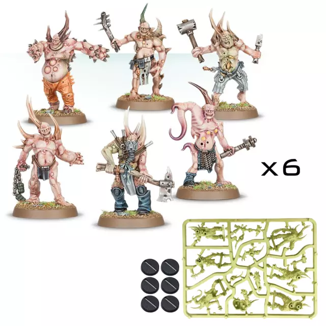 Poxwalkers Reinforcements Easy Build x 6 Death Guard Warhammer 40k RRP £15.99