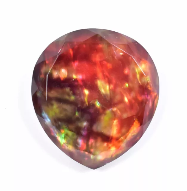 31.45 Ct Natural RARE Canadian Ammolite Loose Gemstone Opal-like Organic Gems