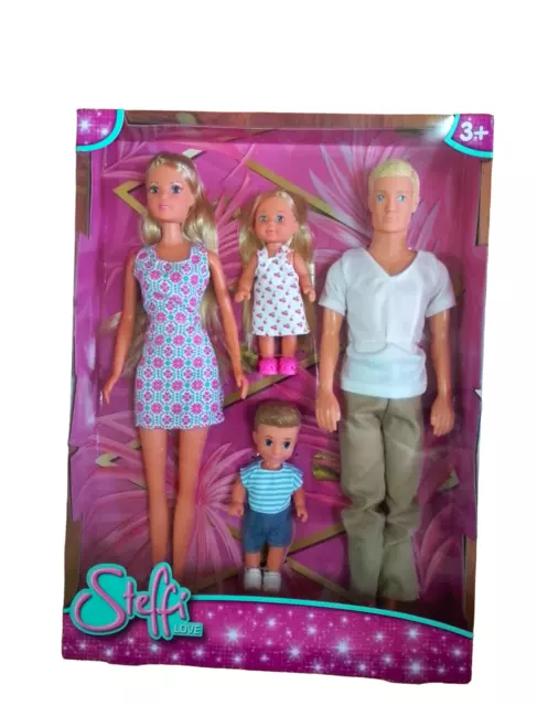 Steffi Love Happy Family 4 Doll Playset