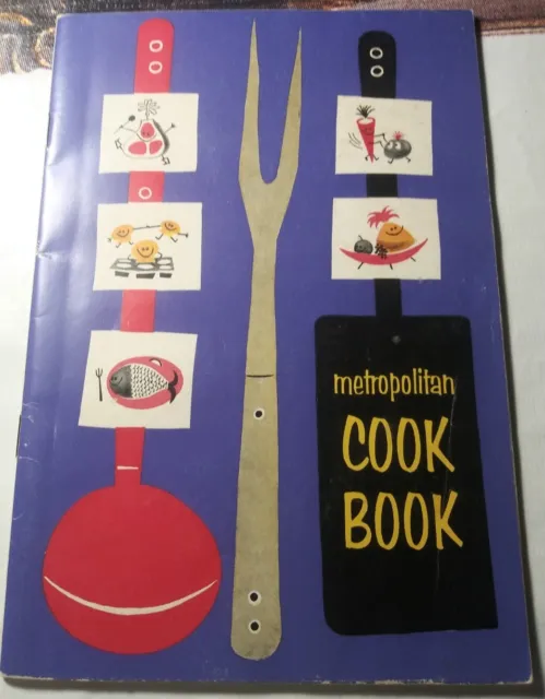 1957 Vintage METROPOLITAN LIFE INSURANCE COMPANY ADVERTISING COOK BOOK Recipes