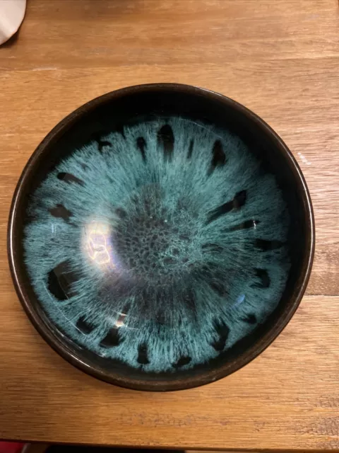 Irish Priory Studio Pottery Drip Glaze Bowl