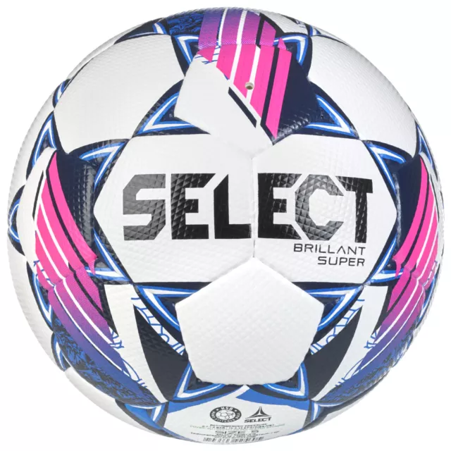 palloni da calcio Unisex, Select Brillant Super FIFA Quality Pro V24 Ball, bianc