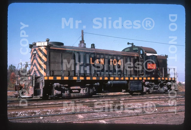 Duplicate Slide L&N  Louisville & Nashville Ex SP&S ALCO RS2 104