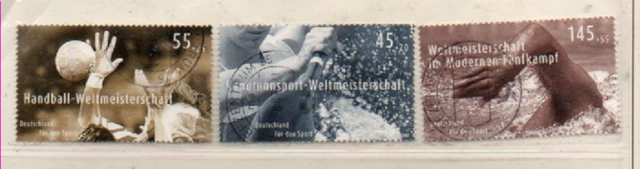 BRD 2007 MiNr. 2578; 2585; 2587 Sport gestempelt