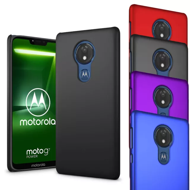 For Motorola Moto G7 Power 6.2" - Ultra Slim Hard Case Thin Hybrid Armour Cover