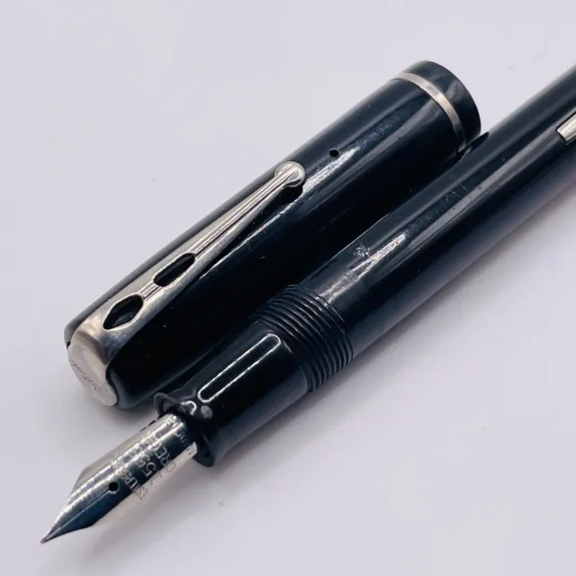 Esterbrook Dollar Fountain Pen Black 1555 Gregg Nib Model BN