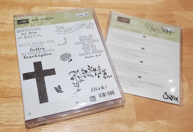 STAMPIN UP ! Stempel und Stanzen Set, Hoffe und Glaube - Kreuz der ...