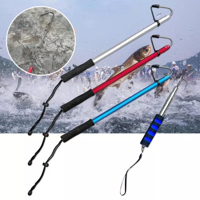 Fishhook Fishing Gripper Aluminum Alloy Portable Jig Hooks  Sea Fishing