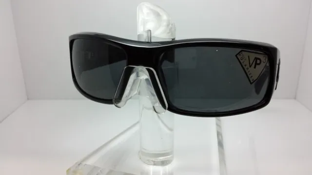 Von Zipper Sunglasses Kickstand Pbv Glossy Black/Gray Polarized Wild Life