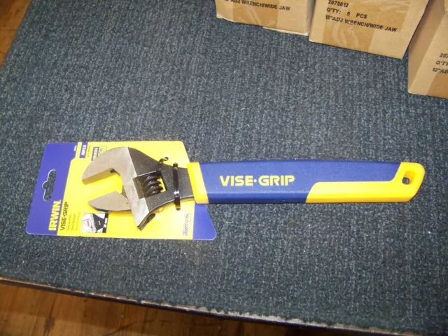 Irwin 12" Vise-Grip Adjustable Wrench 20781612 AW12 New