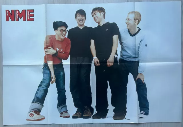 BLUR - 1999 Giant double-sided foldout poster 56 x 84cm