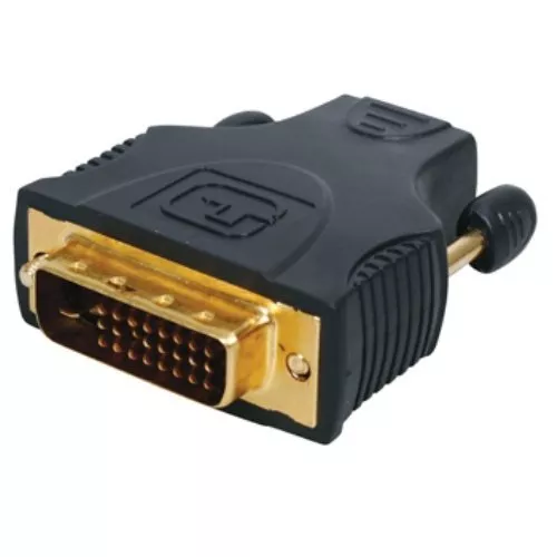 Adaptador Convertidor Conector De HDMI Hembra DVI 24+1 Macho Linq Dvi-Hdf