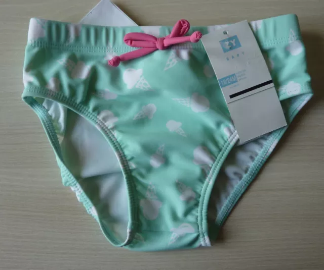 Maillot de bain bébé fille slip culotte taille 18-24 mois neuf