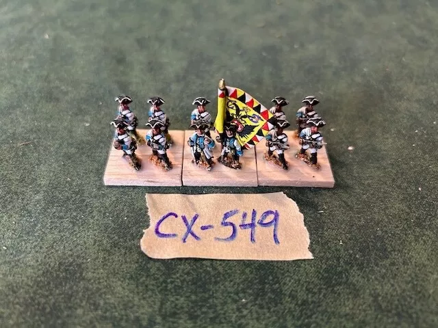 15mm Well Painted Seven Years War Infantry Lot CX-549