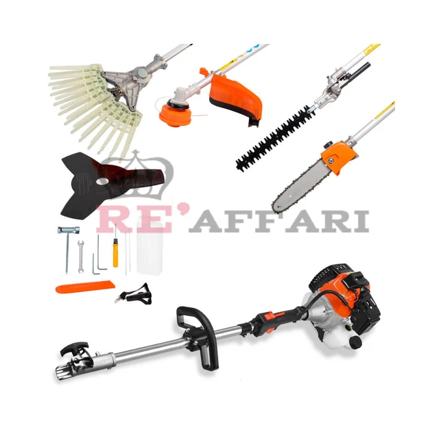 Decespugliatore 5 In 1 Tagliasiepi Motosega Abbacchiatore Troncarami - Foto 8