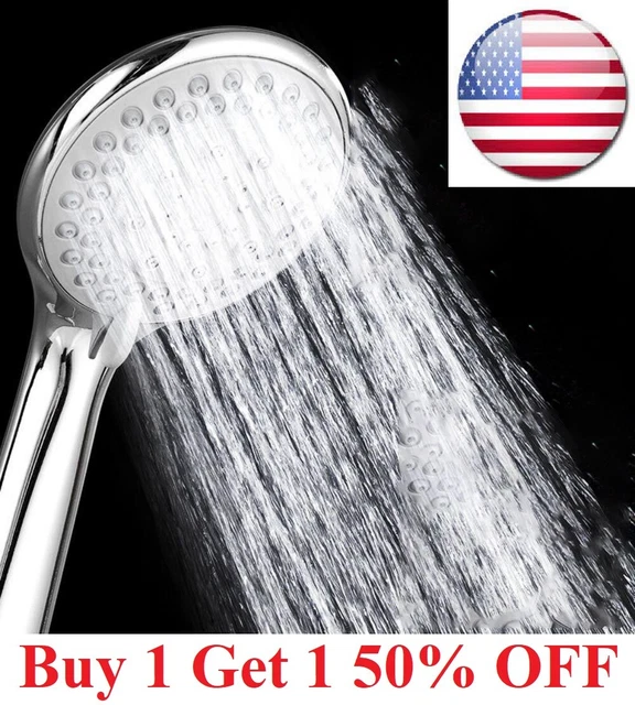 SHOWER HEADS HOSE Handheld Spray High Pressure Adjustable Showerhead