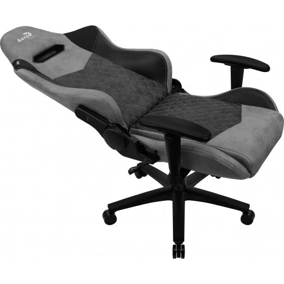 Aerocool Duke Nobility Series Aerosuede Premium Gaming Chair - Ash Black