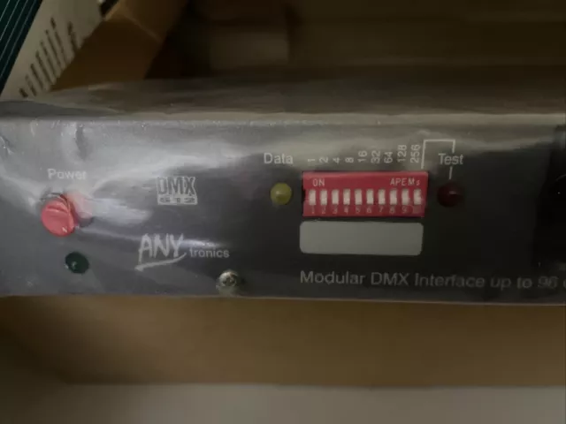 Anytronics 16 Channel Expandable Modular Dmux Unit DMX - 0-10v Control, New 2