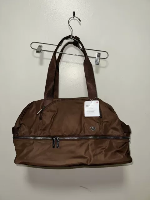 NWT Lululemon City Adventurer Large Duffle Bag 29L Java Brown