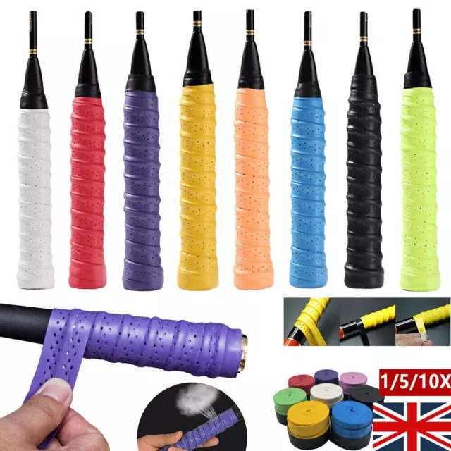 Anti Slip Badminton Overgrip Tennis Overgrip Squash Overgrip Racket Overgrip UK