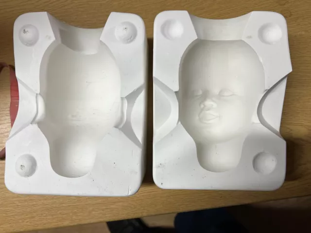 Head modern open mouth Sally - CERAMIC SLIP CASTING  MOULD MOLD