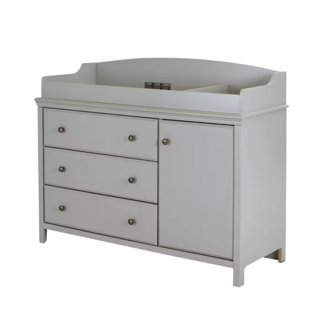 South Shore Cotton Candy Changing Table With Removable Changing Station Pure Whi 2