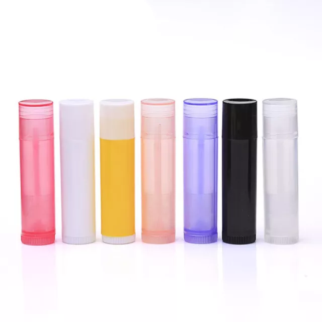 10 lot Travel Portable Empty Cosmetic DIY Lip Balm Tubes Bottles Containers