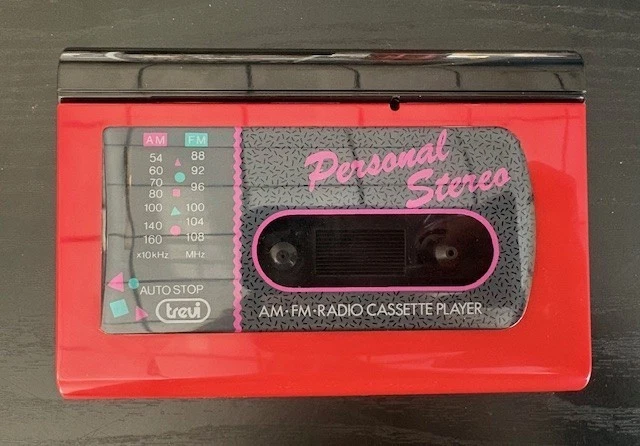 Walkman Vintage Casio AS-210R – Radio Cassette Player (fonctionne)