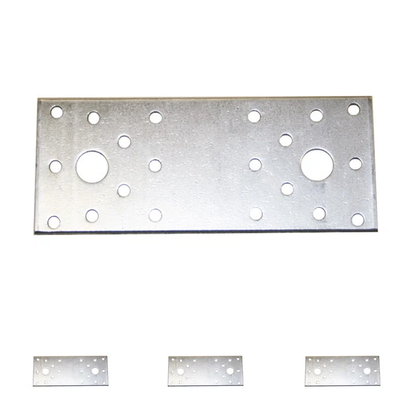 Flachverbinder Lochblech 80x160x2mm Verbindungsblech Schwere Ausbeutung Holz Universal Klammern
