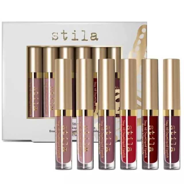 Stila With Flying Colors Stay All Day Liquid Lipstick Set of 6 Assorted Shades