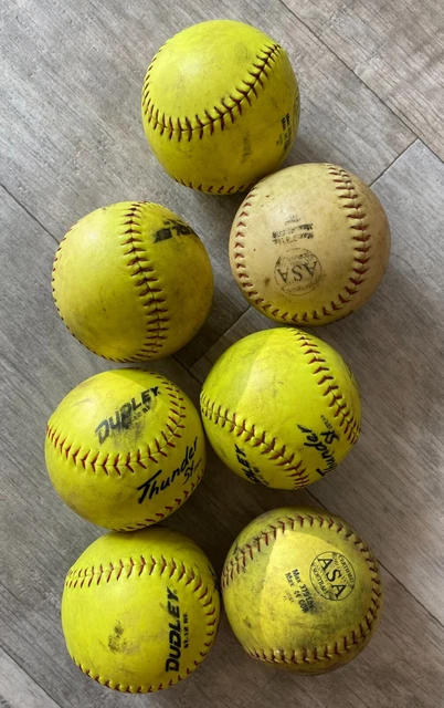 12er Pack Thunder ZN Slowpitch Softbälle – Non-Association, 30,5 Cm, Polycore, Für Turniere & Training