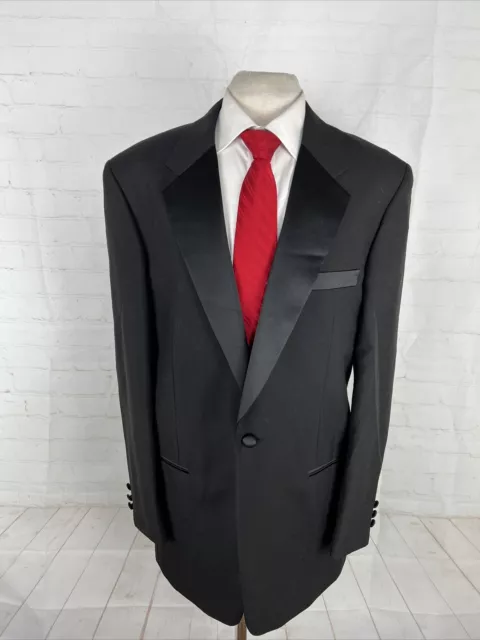 Gerald Austin Men's Black Solid Polyester TUXEDO Suit 42L 32X33 $795