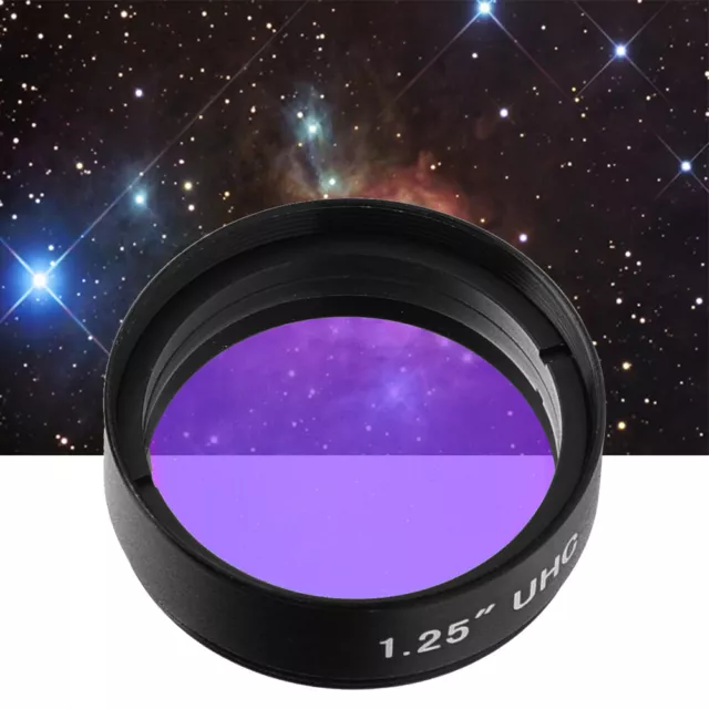 1.25 Inch 31.7mm Filter UHC Light Pollution Inhibition Lens For Astronomical 2BD