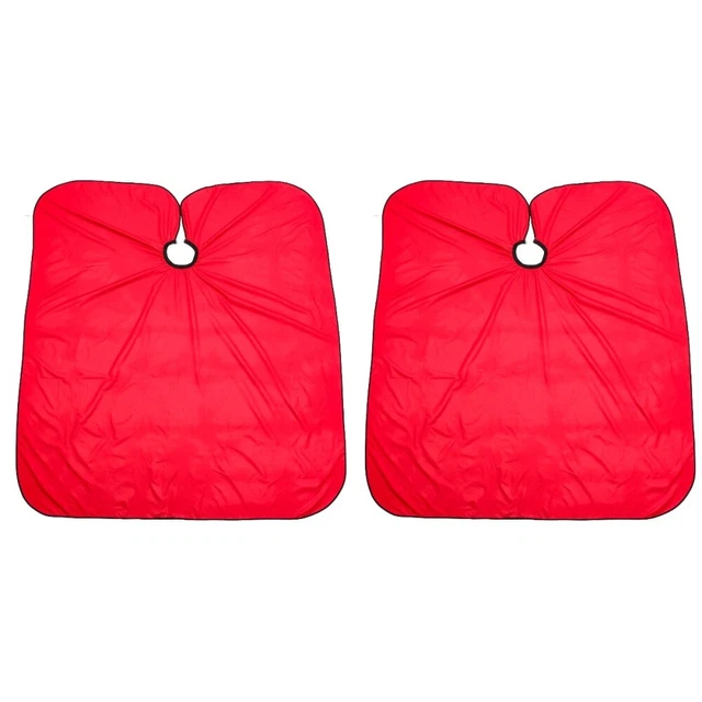 FOMIYES Friseur-Umhang Für Kunden – Rot, Polyester, 100x60 Cm, Waschbar, Für Haar-Schnitt & Farbe
