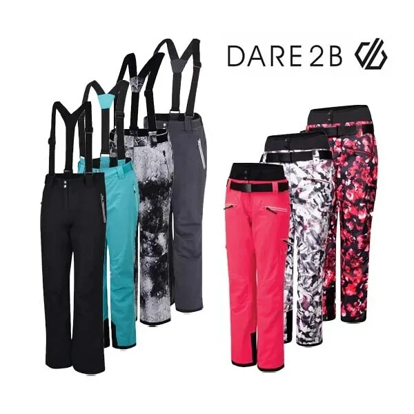 Dare2b Womens Waterproof Trousers Snow Ski Salopettes Pants HUGE SALE RRP £120