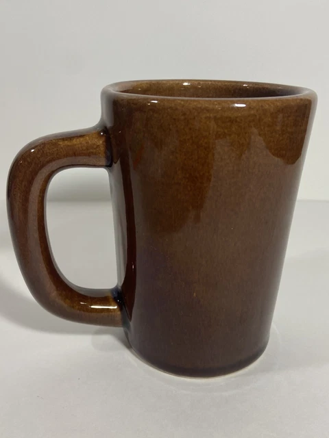 Vintage Brown Glazed Coffee Beer Mug Stein Man Cave USA DCC 3