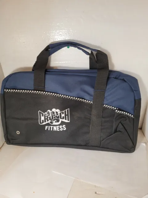 Sports Duffle Bag Gym Canvas Duffel Travel Foldable BAG Black Approx 9'x12"x18"
