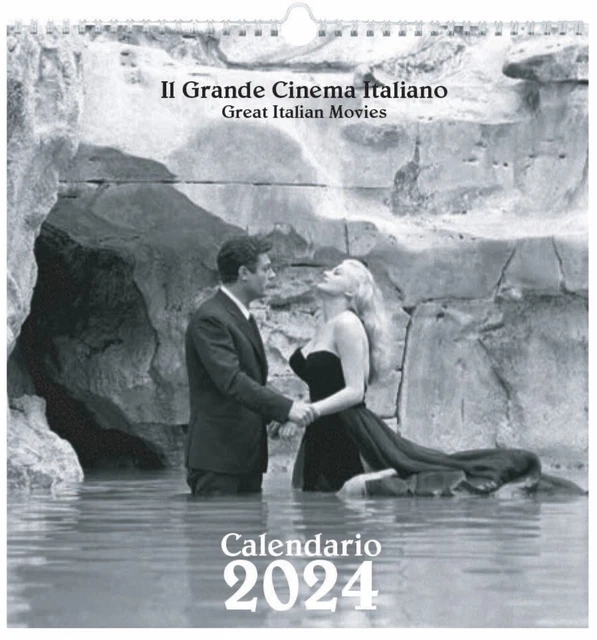 CALENDARIO 2024 IL Grande Cinema Italiano, Copertina La Dolce Vita,12
