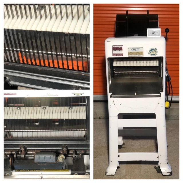 PREOWNED: Oliver 797-32 Industrial Bakery Gravity Feed Bread Slicer DALLAS