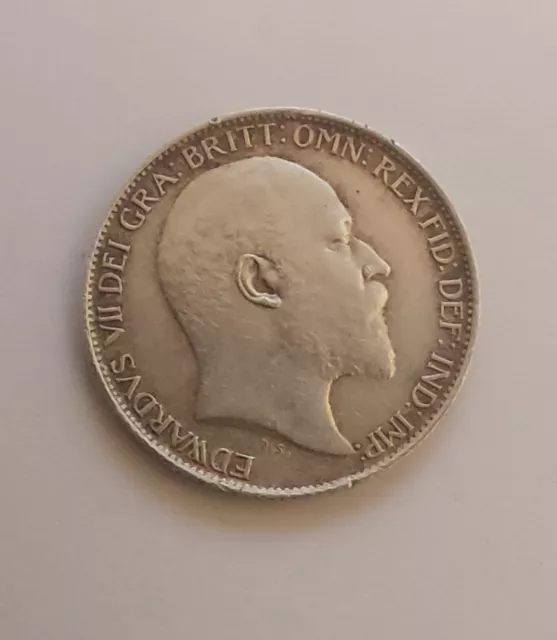 1906 - Edward Vii - Silver Sixpence - Coin