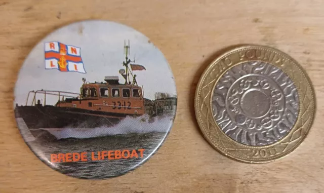 RNLI Brede Lifeboat Button Badge (RNLI)